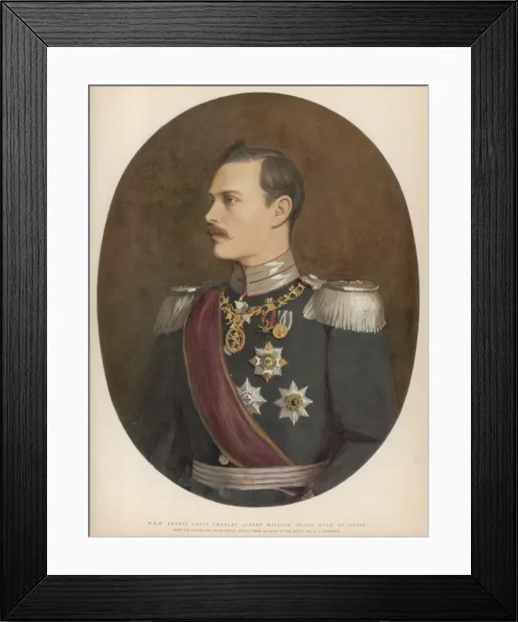 Framed Print : Ernst Ludwig / Duke Hesse Framed Print : Ernst Ludwig / Duke Hesse