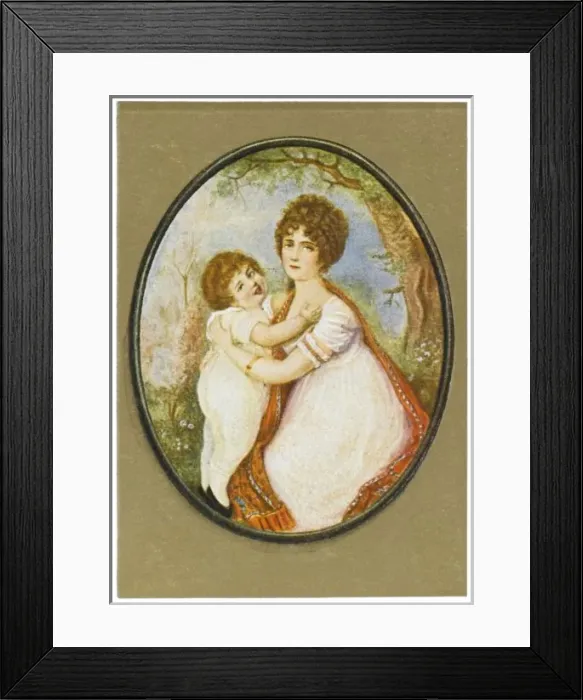 Framed Print : Caroline Bavaria / Miniatu Framed Print : Caroline Bavaria / Miniatu