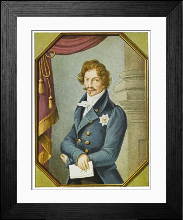 Framed Print : Ludwig I / Bavaria / Miniatu Framed Print : Ludwig I / Bavaria / Miniatu