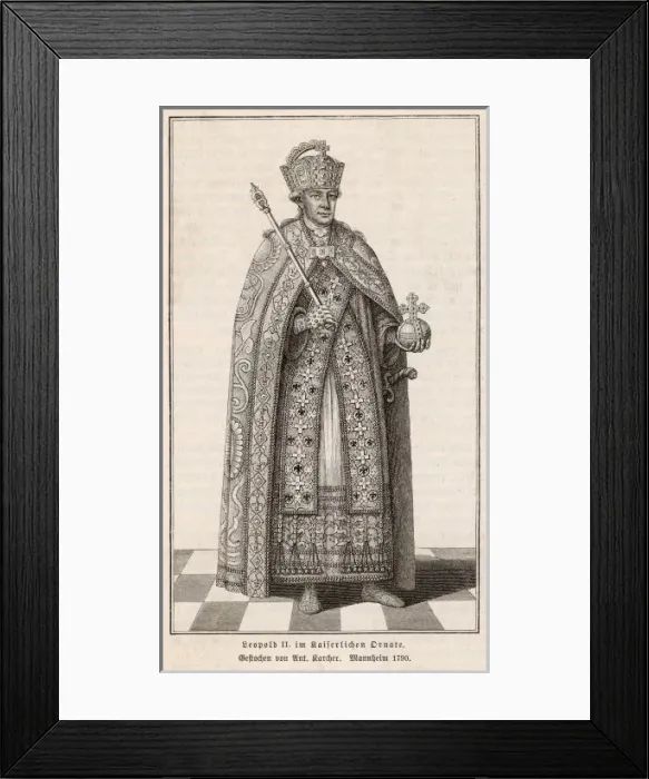 Framed Print : Leopold Ii / Hre / Karcher Framed Print : Leopold Ii / Hre / Karcher
