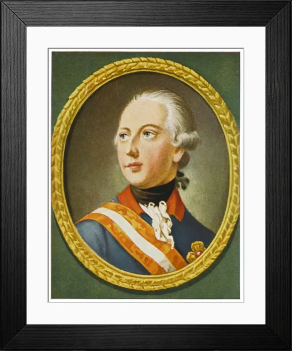 Framed Print : Josef Ii / Hre / Fuger Minia Framed Print : Josef Ii / Hre / Fuger Minia