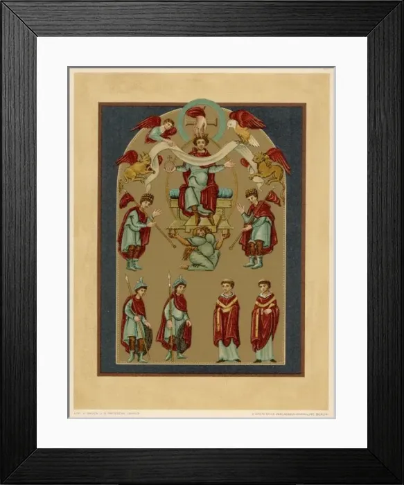 Framed Print : Otto Iii / Hre / Druck Lith Framed Print : Otto Iii / Hre / Druck Lith