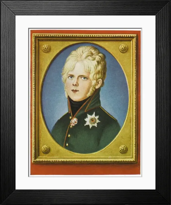 Framed Print : Wilhelm I / Miniature Oval Framed Print : Wilhelm I / Miniature Oval