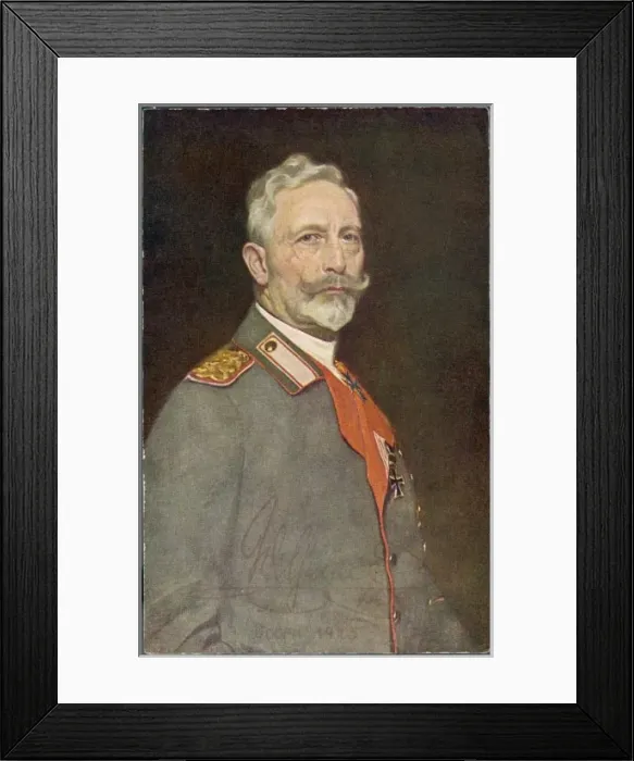 Framed Print : Wilhelm Ii / Schwarz Framed Print : Wilhelm Ii / Schwarz