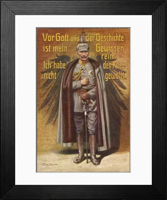 Framed Print : Wilhelm Ii / Schmidt Framed Print : Wilhelm Ii / Schmidt