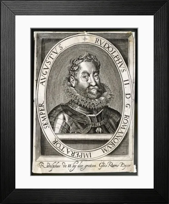 Framed Print : Rudolf Ii / Hre / Anon Oval Framed Print : Rudolf Ii / Hre / Anon Oval