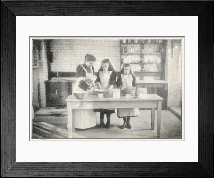 Framed Print : Board School Starch 1893 Framed Print : Board School Starch 1893