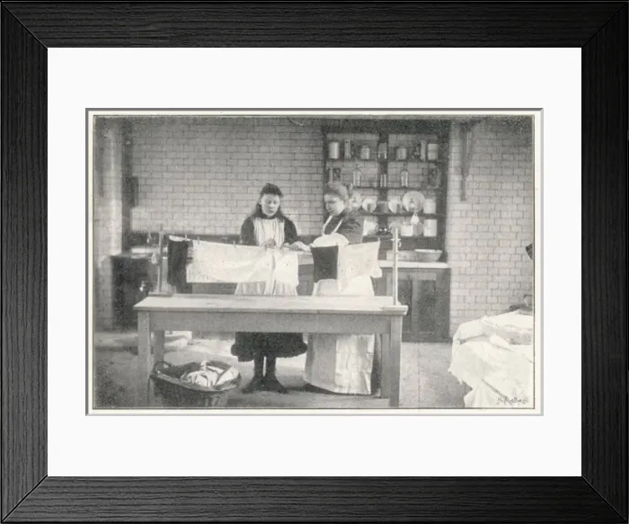 Framed Print : Board School Girl 1893