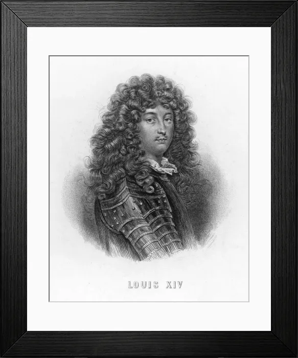 Framed Print : Louis XIV (Anon) Framed Print : Louis XIV (Anon)