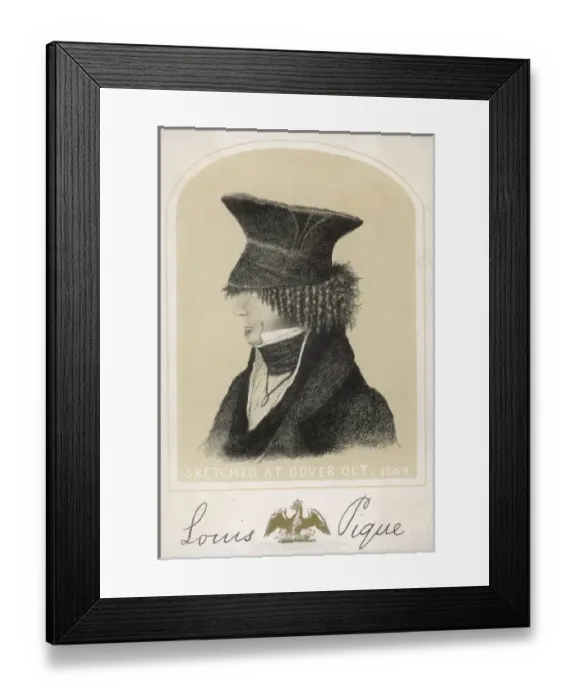 Framed Print : Louis-Philippe / Anon Lith Framed Print : Louis-Philippe / Anon Lith