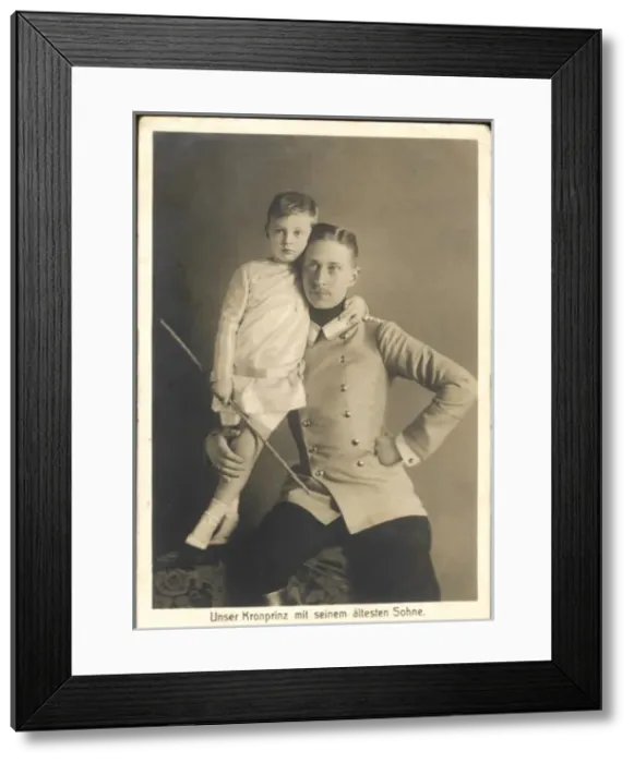 Framed Print : Kronprinz Wilhelm / Son Framed Print : Kronprinz Wilhelm / Son