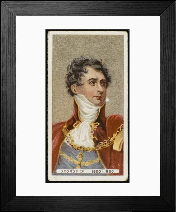 Framed Print : George IV (Cig Card) Framed Print : George IV (Cig Card)