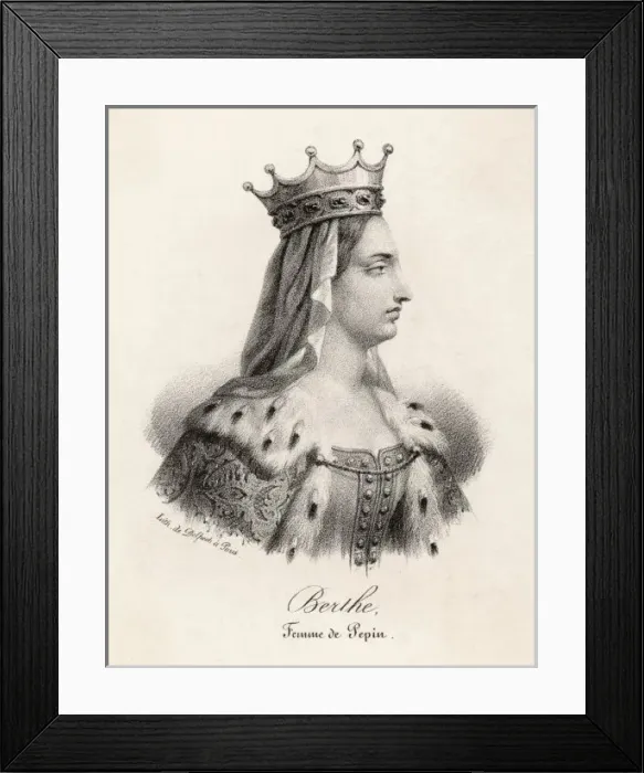 Framed Print : Berthe, Queen of Pepin 2 Framed Print : Berthe, Queen of Pepin 2