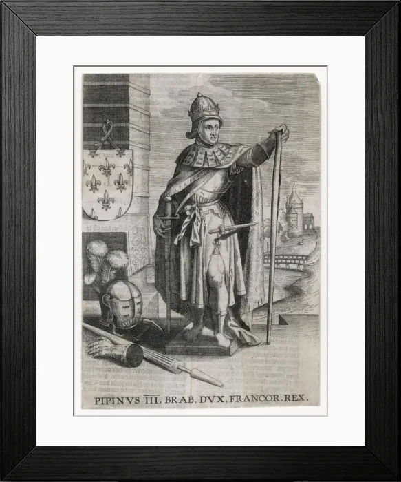 Framed Print : Pepin, French Royalty Framed Print : Pepin, French Royalty