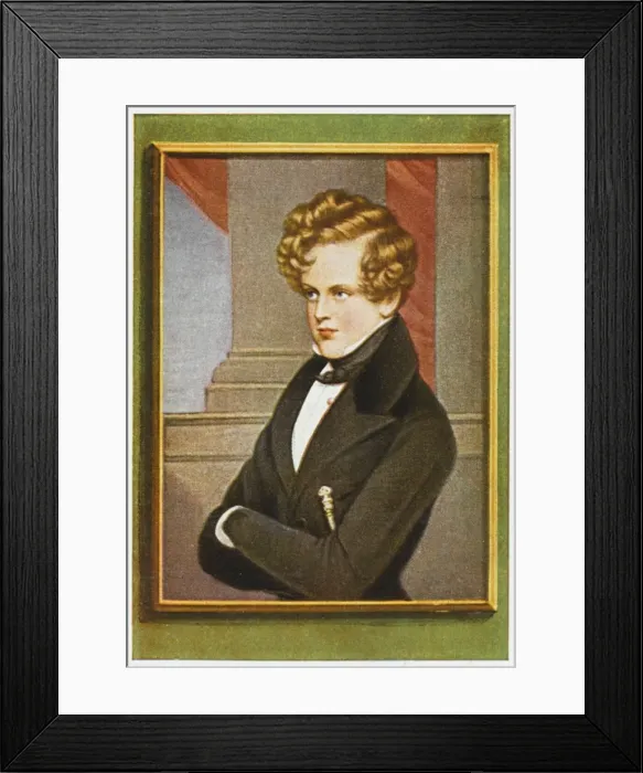 Framed Print : Napoleon Ii / Daffinger Framed Print : Napoleon Ii / Daffinger