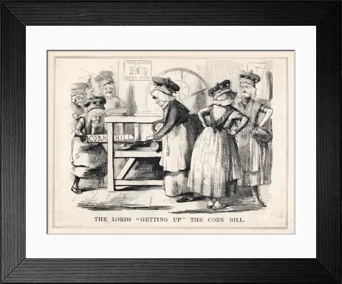 Framed Print : 1846 / Lords & Corn Bill Framed Print : 1846 / Lords & Corn Bill