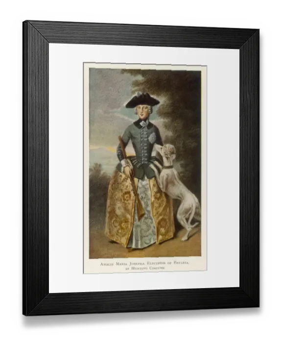 Framed Print : Amalia Maria Josefa / Germ Framed Print : Amalia Maria Josefa / Germ