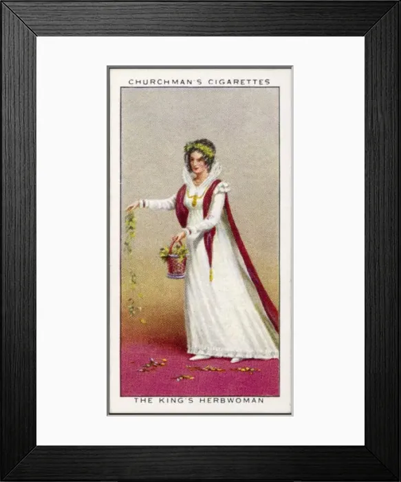 Framed Print : Coronation  /  Herbwoman