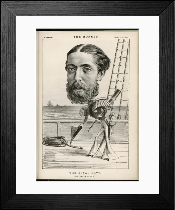 Framed Print : Duke of Edinburgh / Hornet Framed Print : Duke of Edinburgh / Hornet
