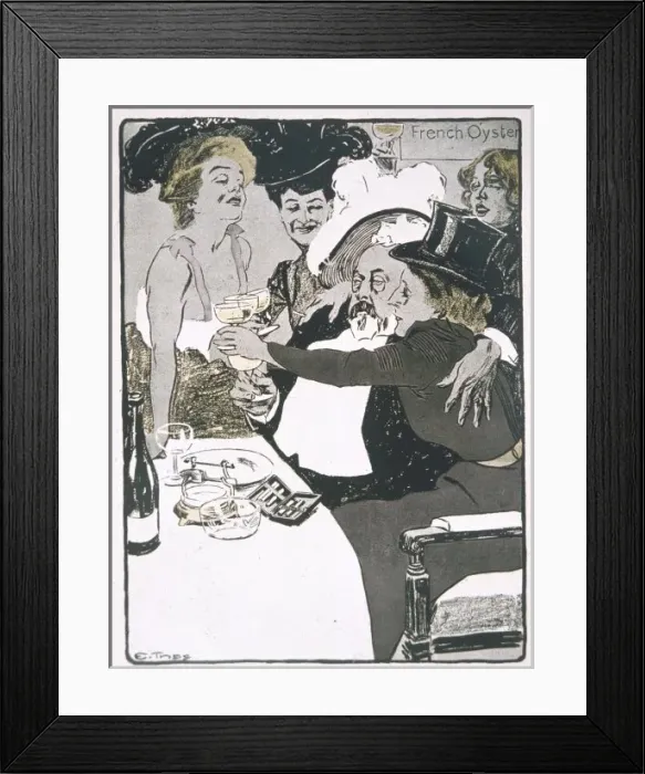 Framed Print : Edward Vii  /  Simplicissimu