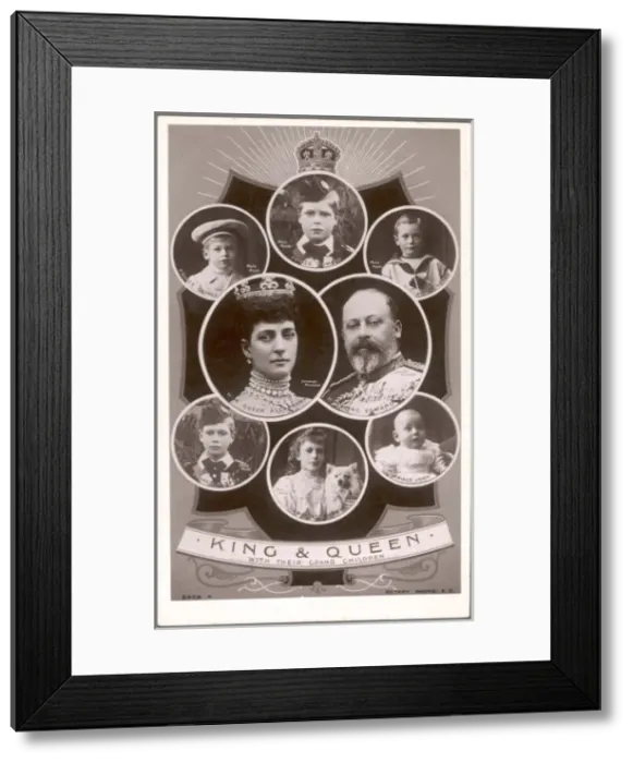 Framed Print : Edward Vii / Alexandra Framed Print : Edward Vii / Alexandra