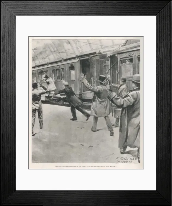 Framed Print : Edward Vii / Iln 1900 Framed Print : Edward Vii / Iln 1900