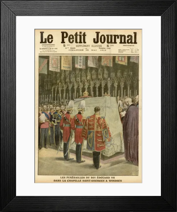 Framed Print : Edward Vii / Lying State Framed Print : Edward Vii / Lying State