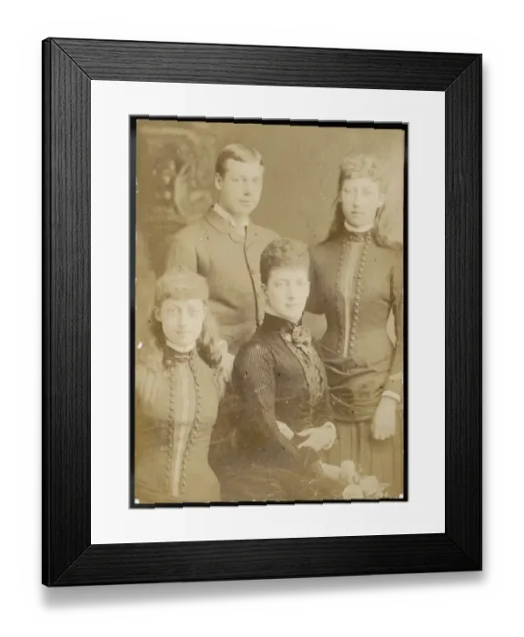 Framed Print : Alexandra / Children 1882 Framed Print : Alexandra / Children 1882