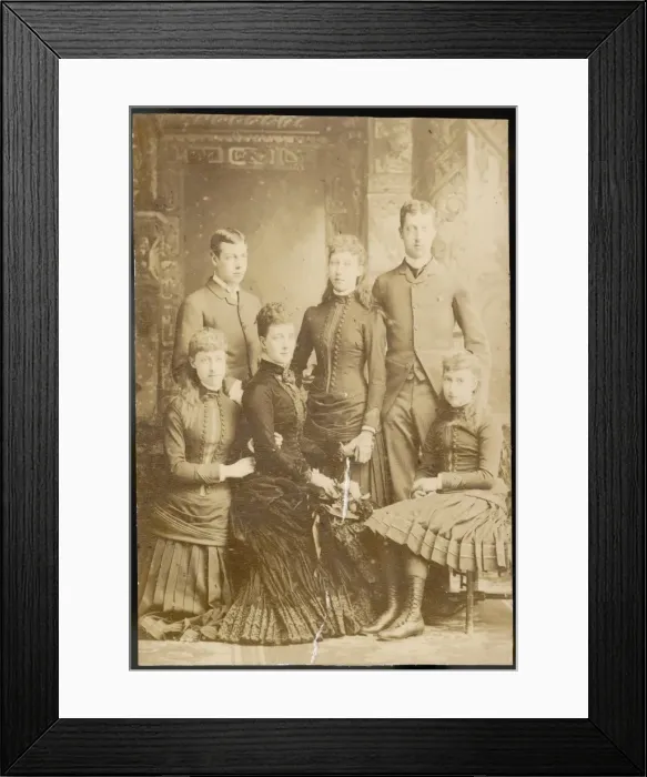 Framed Print : Alexandra / Children 1882 Framed Print : Alexandra / Children 1882
