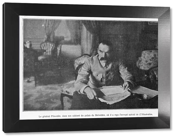 Pilsudski at Desk  /  1919