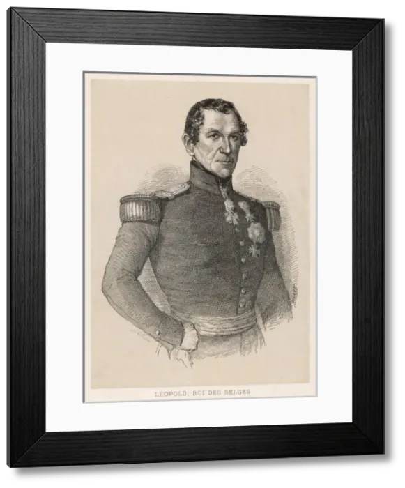 Framed Print : Leopold I / Belgium / Jour Framed Print : Leopold I / Belgium / Jour