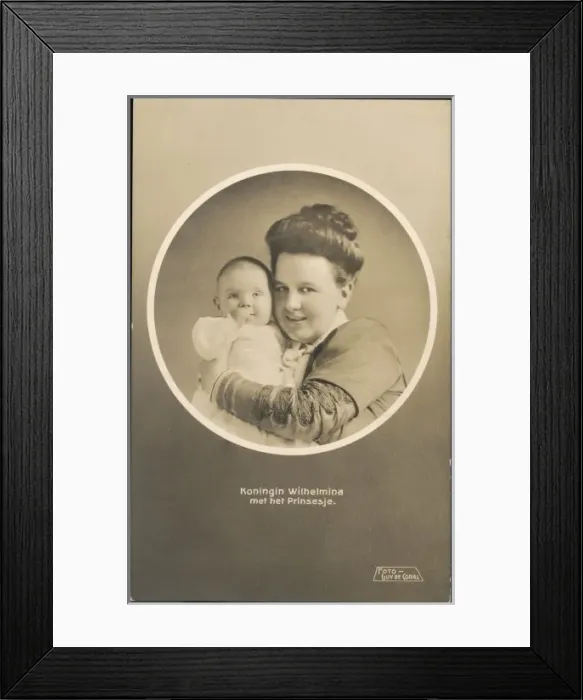 Framed Print : Wilhelmina / Dutch / 1909 Framed Print : Wilhelmina / Dutch / 1909