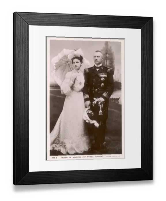 Framed Print : Wilhelmina / Dutch / 1901 Framed Print : Wilhelmina / Dutch / 1901