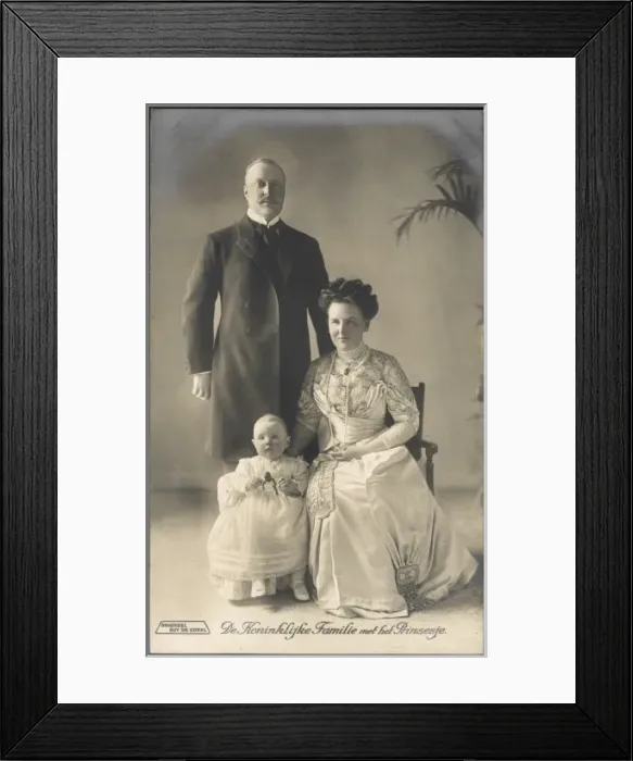 Framed Print : Wilhelmina / Dutch / 1909 Framed Print : Wilhelmina / Dutch / 1909