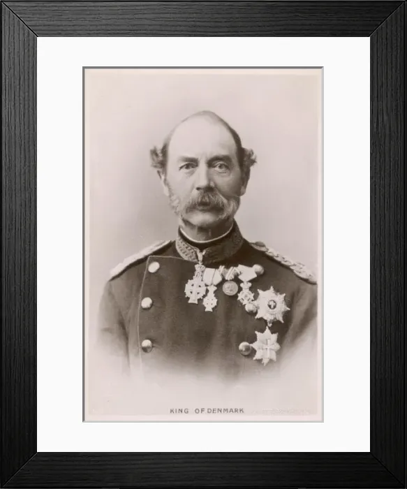 Framed Print : Christian Ix / Danish Roya Framed Print : Christian Ix / Danish Roya