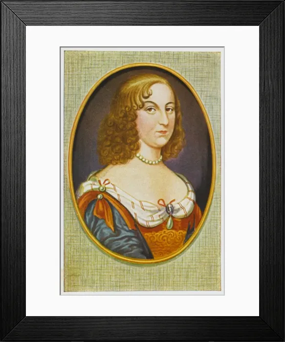Framed Print : Christina  /  Sweden  /  Miniatu