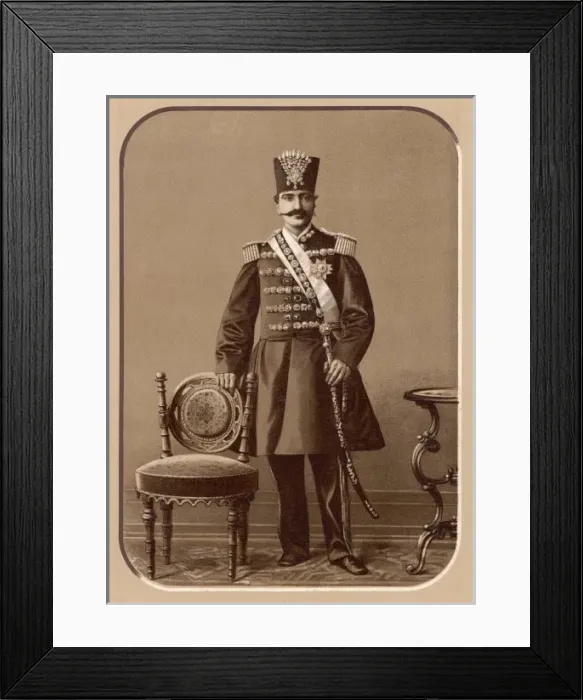 Framed Print : Naser Od-Din / Iran / P&p 89 Framed Print : Naser Od-Din / Iran / P&p 89