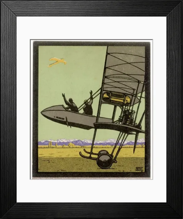 Framed Print : German Aeroplane 1913 Framed Print : German Aeroplane 1913