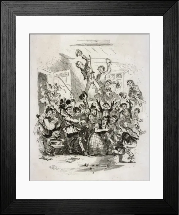 Framed Print : Dotheboys Hall / Dickens Framed Print : Dotheboys Hall / Dickens