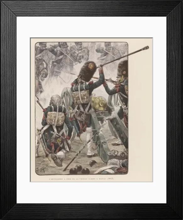 Framed Print : Artillery at Hanau Framed Print : Artillery at Hanau