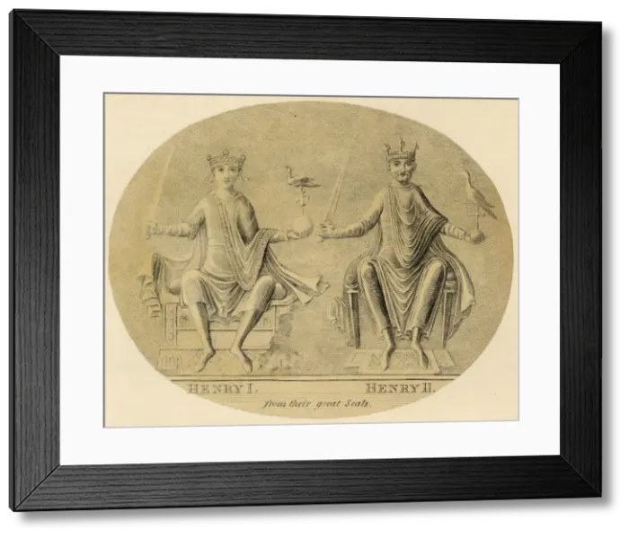 Framed Print : Henry I / Strutt Framed Print : Henry I / Strutt