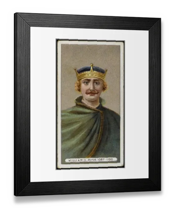 Framed Print : William Ii / Cig Card Framed Print : William Ii / Cig Card