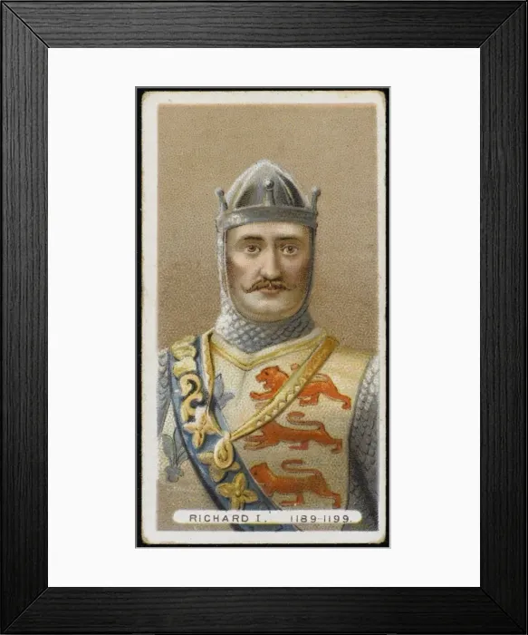 Framed Print : King Richard I Framed Print : King Richard I