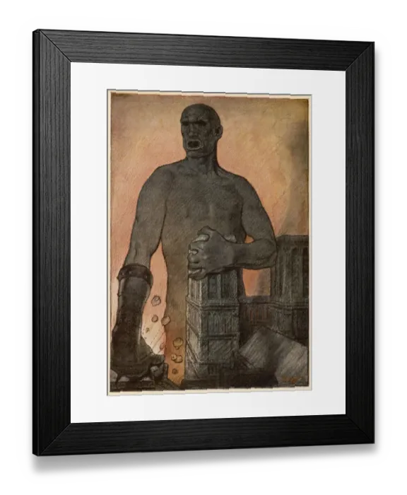 Framed Print : The God of War / Erler Framed Print : The God of War / Erler