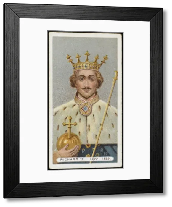 Framed Print : Richard Ii / Cig Card Framed Print : Richard Ii / Cig Card