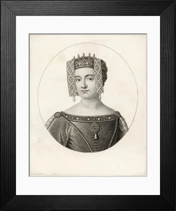 Framed Print : Philippa Hainault / Anon E Framed Print : Philippa Hainault / Anon E