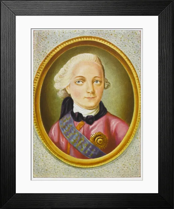 Framed Print : Paul I / Russia / Miniature Framed Print : Paul I / Russia / Miniature