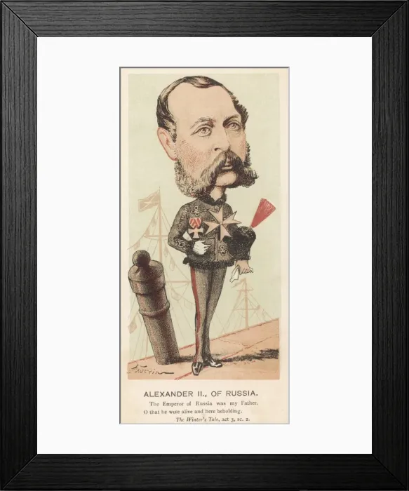 Framed Print : Tsar Alexander Ii / Fausti Framed Print : Tsar Alexander Ii / Fausti