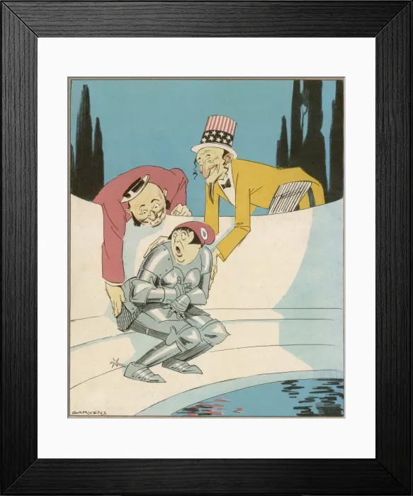 Framed Print : France Disarmed 1929