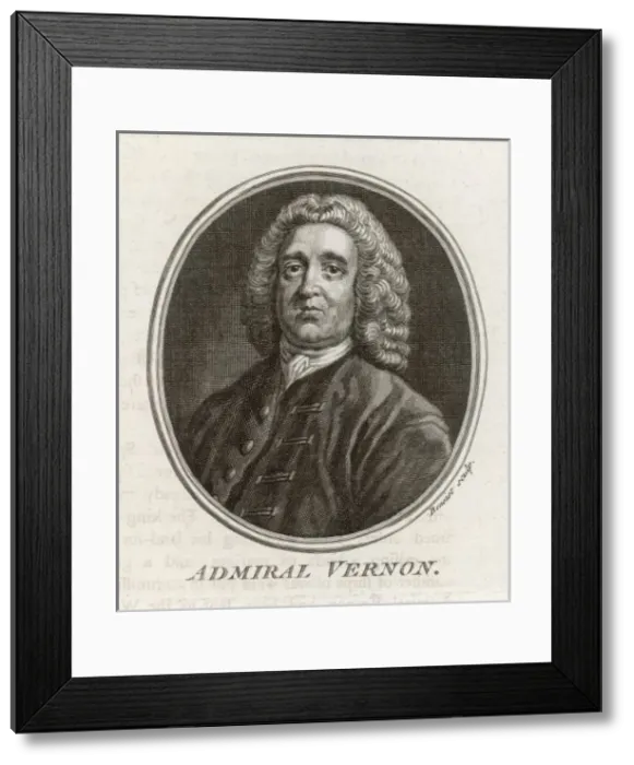 Framed Print : Edward Vernon / Smollett Framed Print : Edward Vernon / Smollett